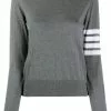 Thom Browne round neck stripe jumper