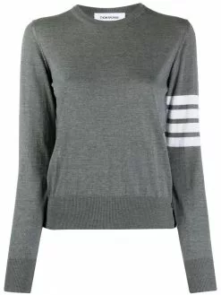 Thom Browne round neck stripe jumper