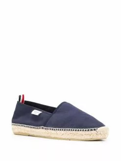 Thom Browne logo-label canvas espadrilles