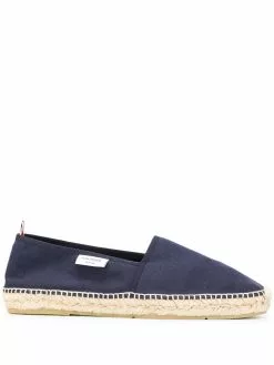 Thom Browne logo-label canvas espadrilles