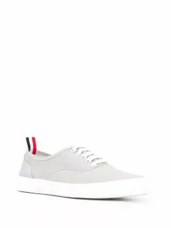 Thom Browne Heritage canvas sneakers lace-up shoes of men 5 Thom Browne Heritage canvas sneakers