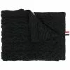 Thom Browne 4-Bar Aran merino wool scarf