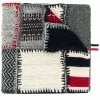 Thom Browne Holiday patchwork tweed crochet scarf