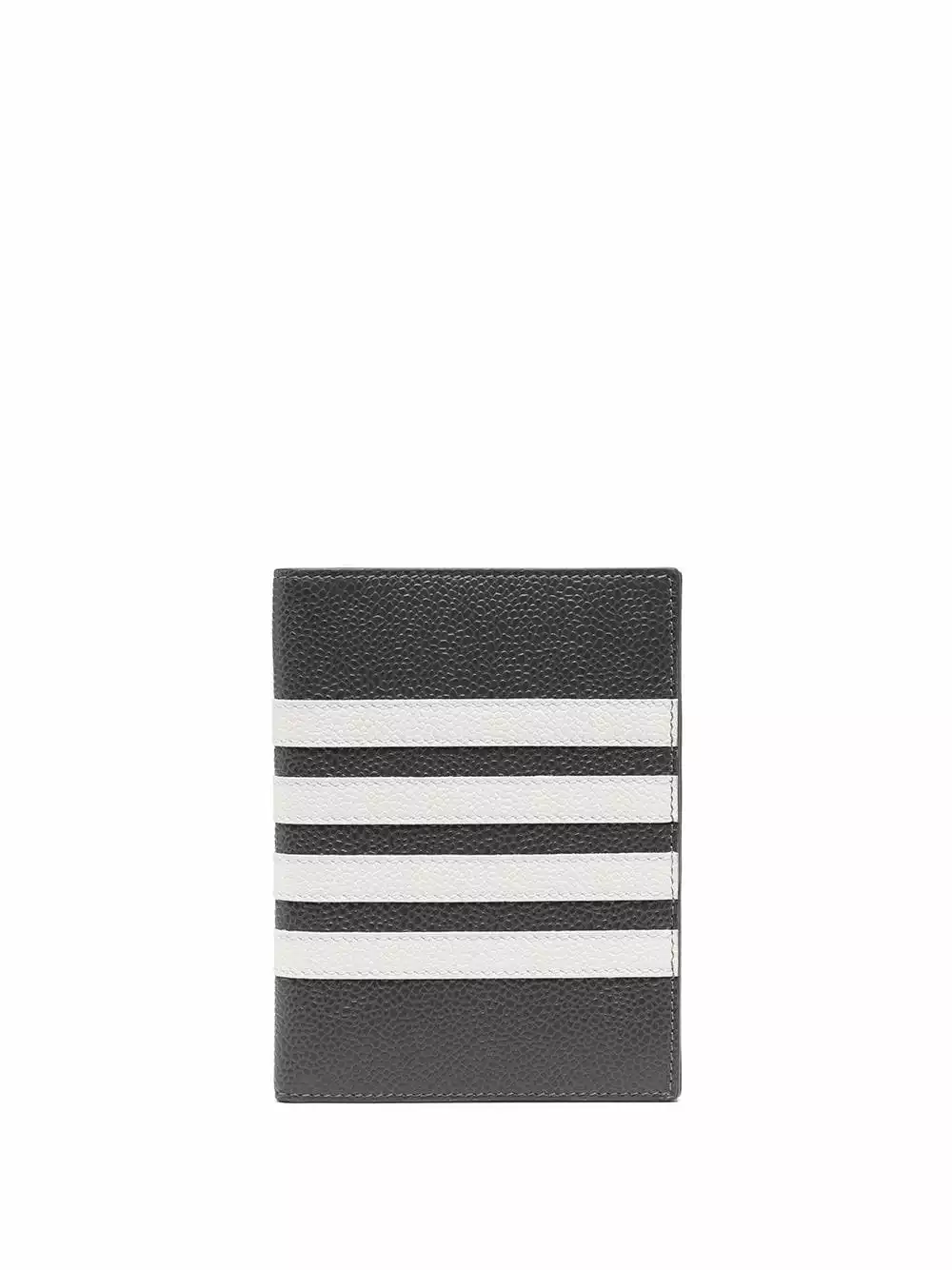 Thom Browne 4 bar passport holder wallets & billfolds of men 1 Thom Browne 4-bar passport holder