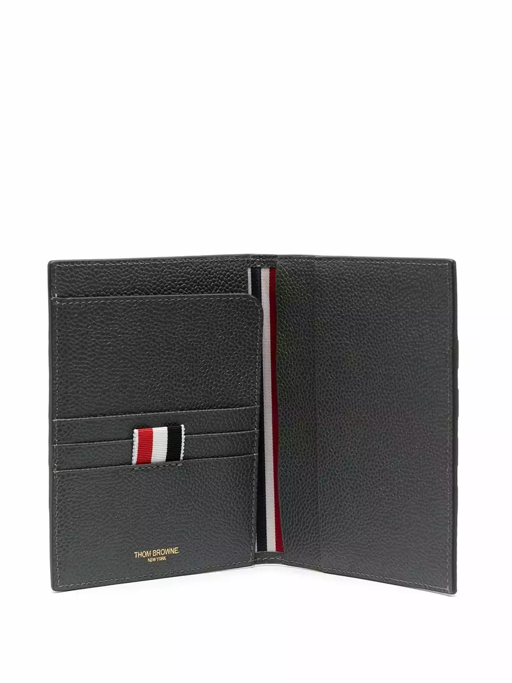 Thom Browne 4 bar passport holder wallets & billfolds of men 3 Thom Browne 4-bar passport holder