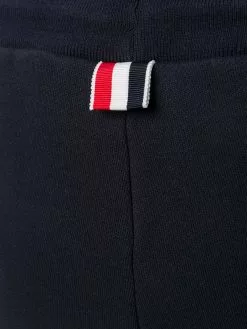 Thom Browne side stripe insert loopback track shorts