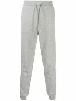 Thom Browne side stripe insert loopback track pants