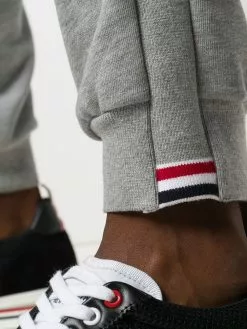 Thom Browne side stripe insert loopback track pants