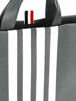 Thom Browne vertical stripe tote bag