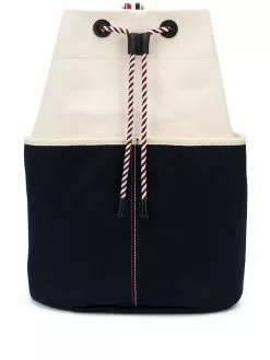 Thom Browne double-face canvas sailor bag