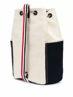 Thom Browne double-face canvas sailor bag
