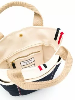 Thom Browne large double-face canvas bucket bag