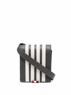 Thom Browne 4-Bar appliqué Galaxy Z flip phone holder