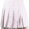 Thom Browne dropped back pleated mini skirt