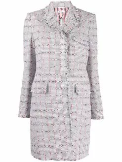Thom Browne single-breasted tweed coat