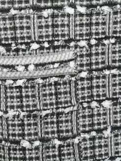 Thom Browne windowpane jacquard sleeveless pencil dress