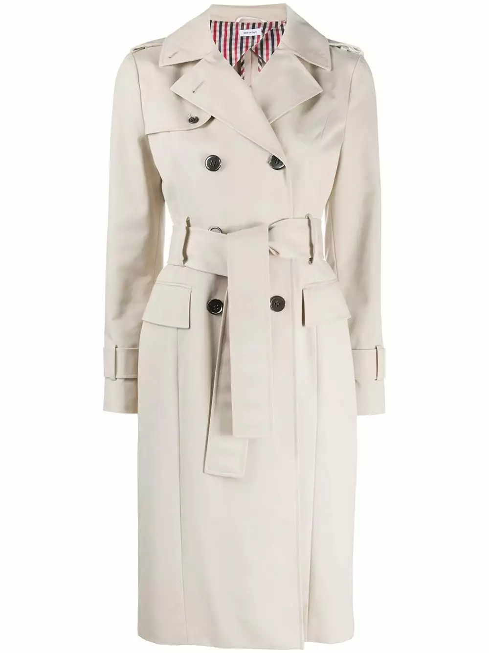 Thom Browne Unconstructed belted trench coat trench coats & raincoats of women 1 Thom Browne unconstructed belted trench coat