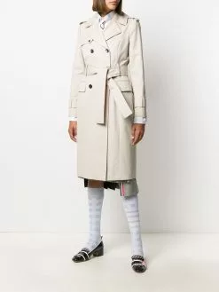 Thom Browne unconstructed belted trench coat