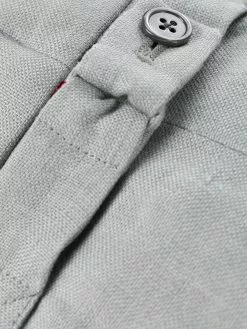 Thom Browne tonal 4-Bar linen trousers