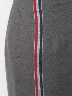 Thom Browne side stripe sheath pencil skirt