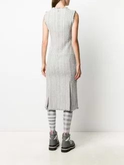Thom Browne sleeveless tweed dress