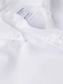 Thom Browne grosgrain belt Oxford shirt dress