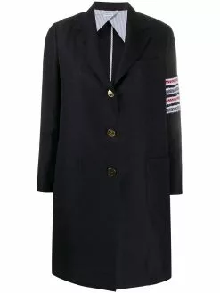 Thom Browne 4-bar unconstructed coat