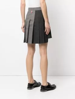 Thom Browne dropped back pleated mini skirt