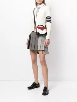 Thom Browne dropped back pleated mini skirt