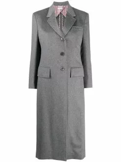 Thom Browne wide lapel cashmere overcoat
