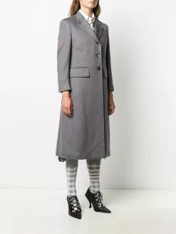 Thom Browne wide lapel cashmere overcoat