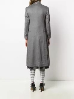 Thom Browne wide lapel cashmere overcoat