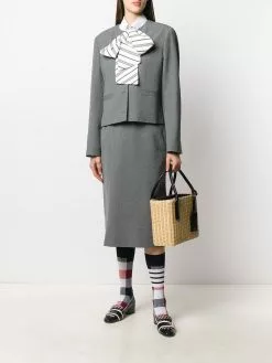 Thom Browne high-waisted wool skirt