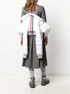 Thom Browne roll out hood funnel neck jacket