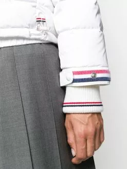 Thom Browne roll out hood funnel neck jacket