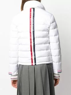 Thom Browne roll out hood funnel neck jacket
