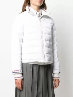 Thom Browne roll out hood funnel neck jacket