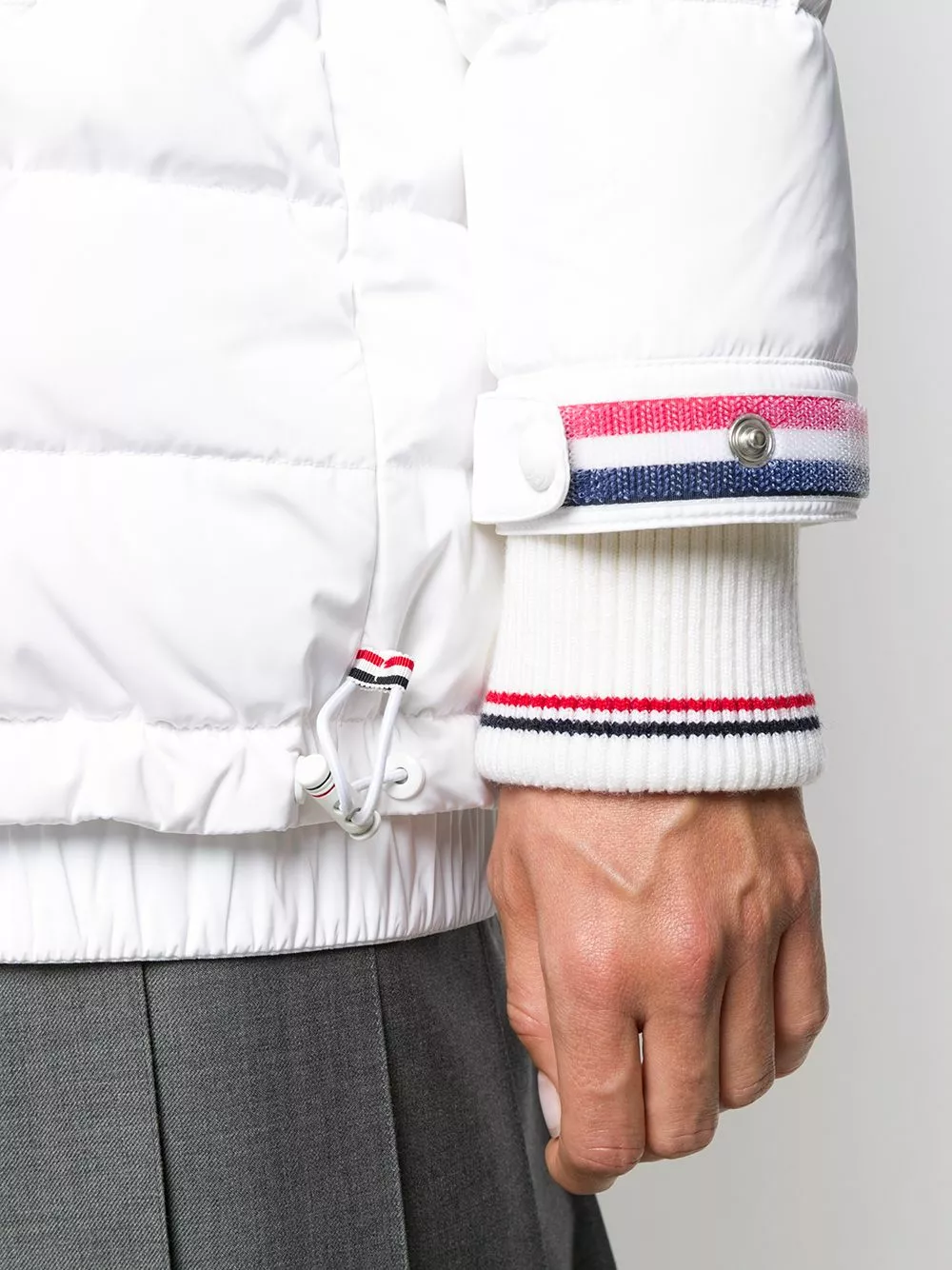 Thom Browne Zip up hooded overcoat trench coats & raincoats of women 5 Thom Browne zip-up hooded overcoat