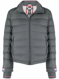Thom Browne padded funnel neck jacket