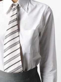 Thom Browne bow tie collar long-sleeve shirt