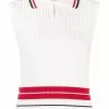 Thom Browne RWB fine-knit polo shirt