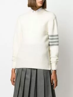 Thom Browne 4-Bar crew neck jumper