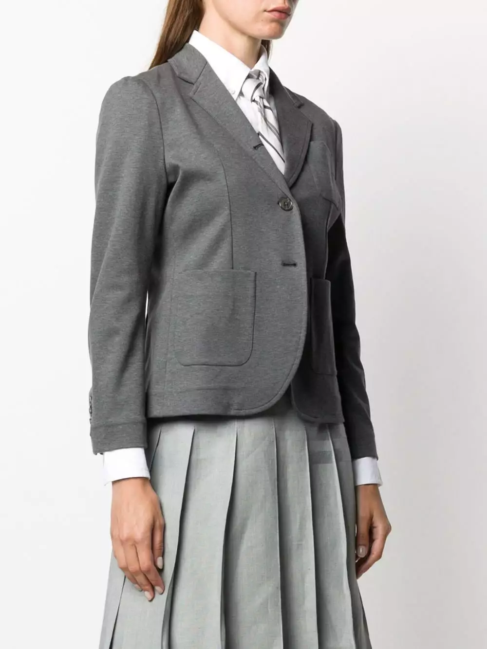 Thom Browne RWB stripe jacket blazers of women 3 Thom Browne RWB stripe jacket