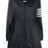 Thom Browne 4-Bar ripstop long parka
