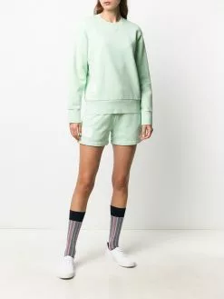 Thom Browne garment-dyed cotton loopback shorts