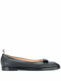 Thom Browne bow detail ballerina pumps