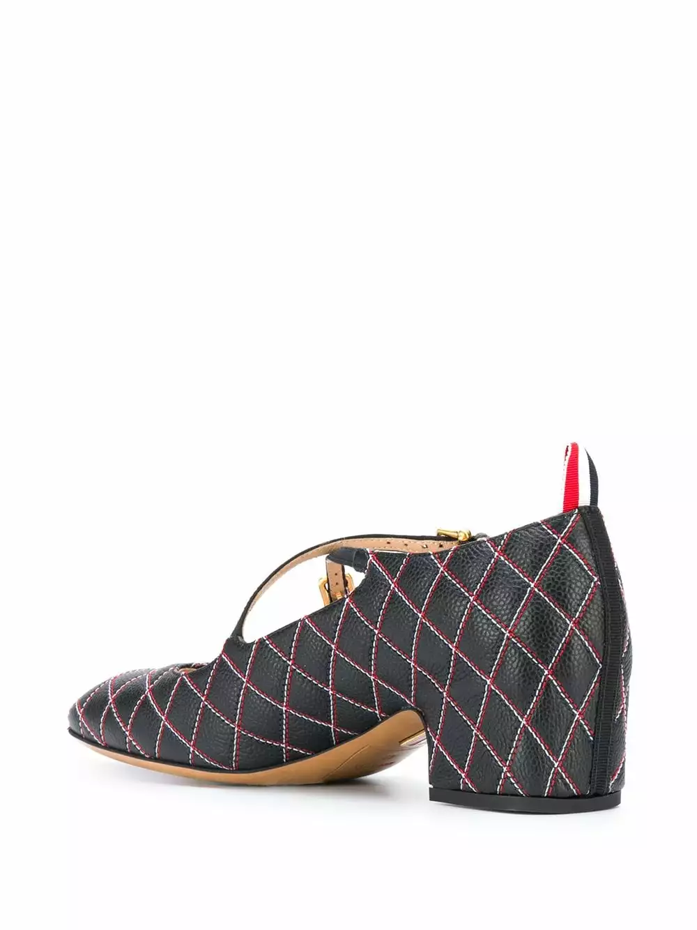 Thom Browne Quilted leather pumps of women 3 Thom Browne quilted leather pumps