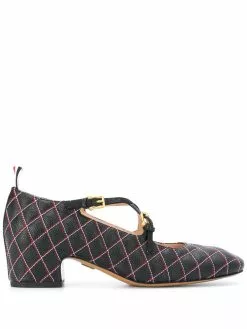 Thom Browne quilted leather pumps