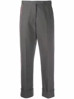 Thom Browne RWB stripe bouclé suiting trousers