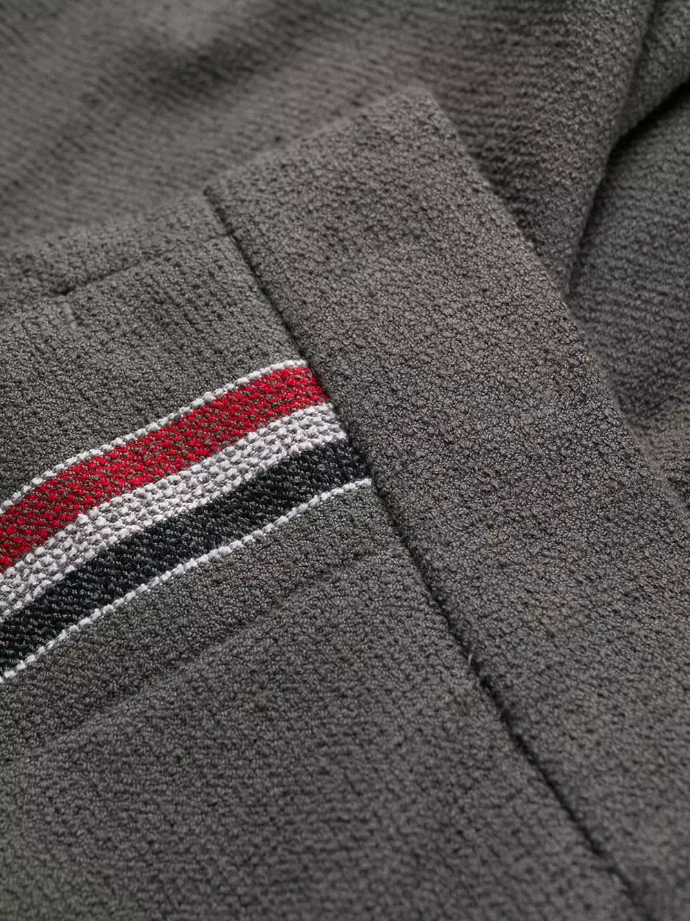 Thom Browne RWB stripe bouclé suiting trousers cropped pants of women 6 Thom Browne RWB stripe bouclé suiting trousers